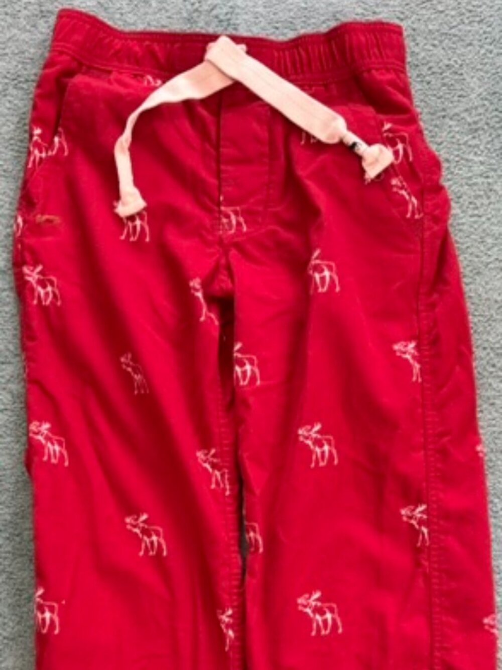 Abercrombie Kids Flannel Bottoms in Red